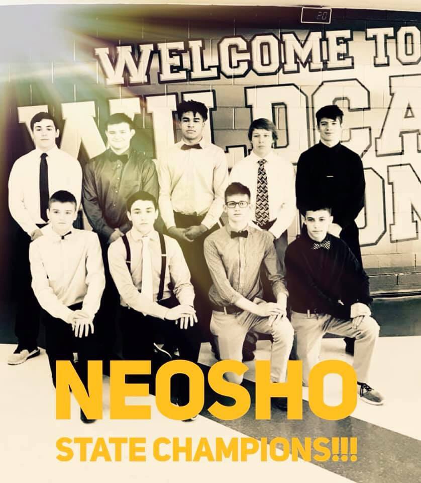 Give it up for Neosho High School Wrestling... State Champs!! Way to represent our town with pride!!

#Champions #NewEraSameTradition #NeoshoWildcats #neoshomo