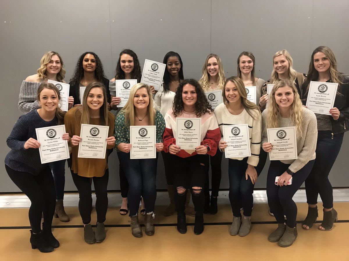 Athletic Academic recognition today 🐯 Thank you <a href="/fhsuathletics/">FHSU Athletics</a> and <a href="/tisa_mason/">Tisa Mason</a> for highlighting all the student-athletes that attained academic excellence while competing!
.
#RoarTigers #FHSU #MIAA #FortHays #AthleticRecognition #StudentAthletes