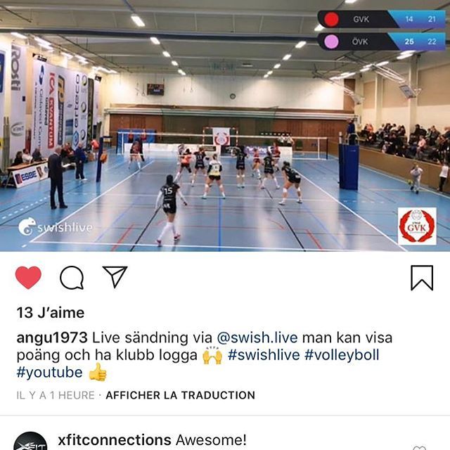 🔥Volley ball livestreaming from 🇸🇪 #volleyball #livesport #live #streaming #livestreaming bit.ly/2tm6OgC