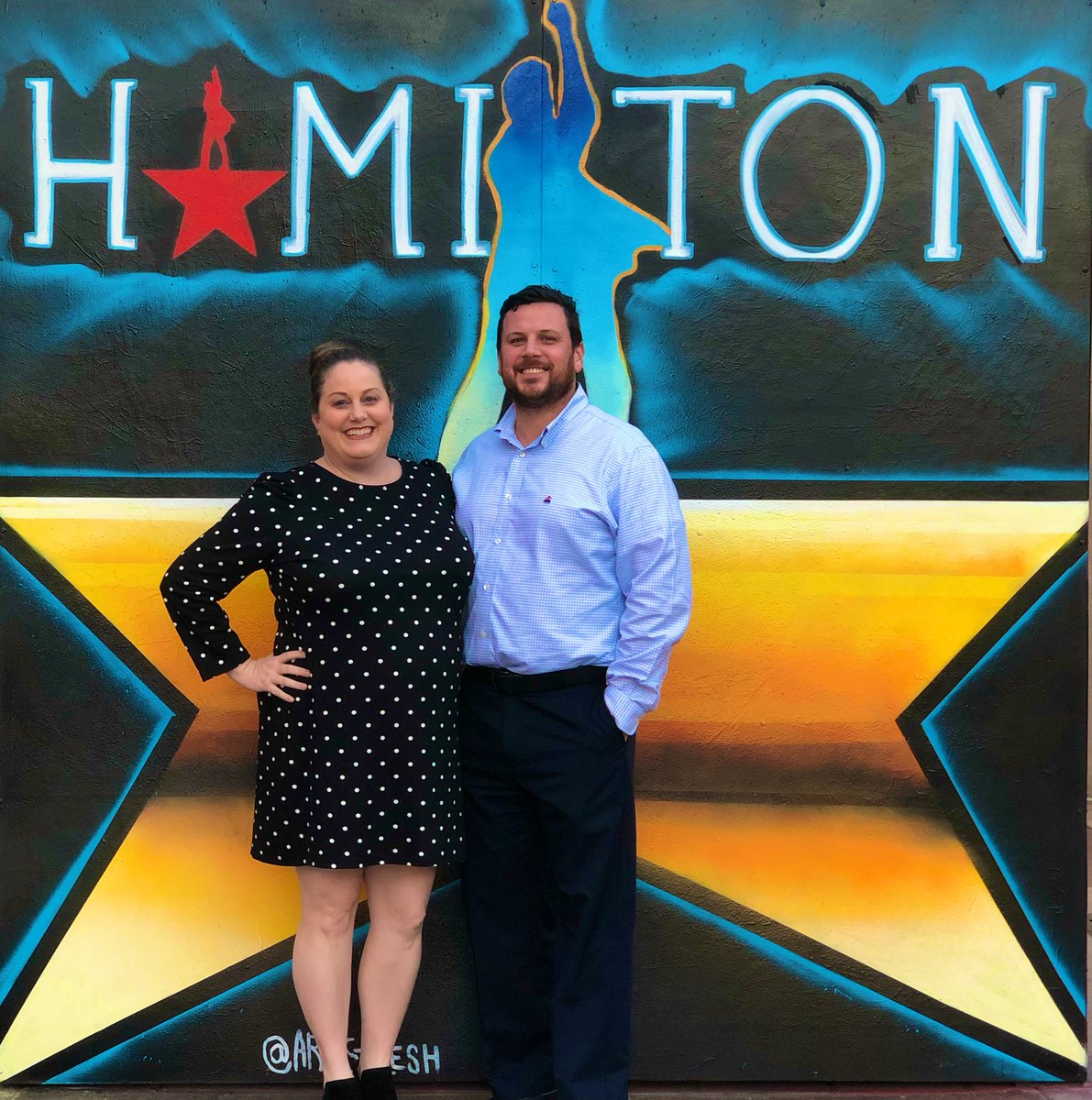 Obligatory <a href="/HamiltonMusical/">Hamilton</a> post! Excited to be in the room where it happens! #datenight #tampa <a href="/StrazCenter/">Straz Center</a>