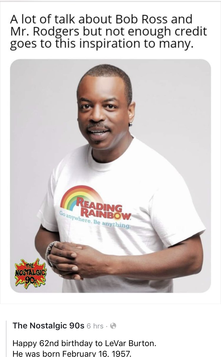 Happy Birthday Mr LeVar Burton  