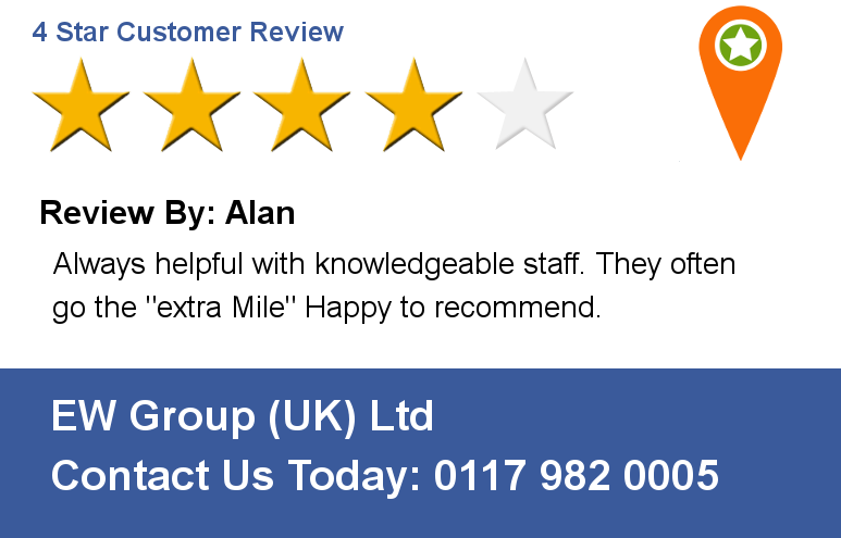 Review By: Alan Always helpful with knowledgeable staff. They often go the "extra Mile"  Happy to recommend.