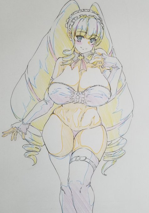 あさせさんのフィギュア
どちゃシコボディだったな～という落書きw

………でもあのフィギュアいいな…
#DWU_ART 