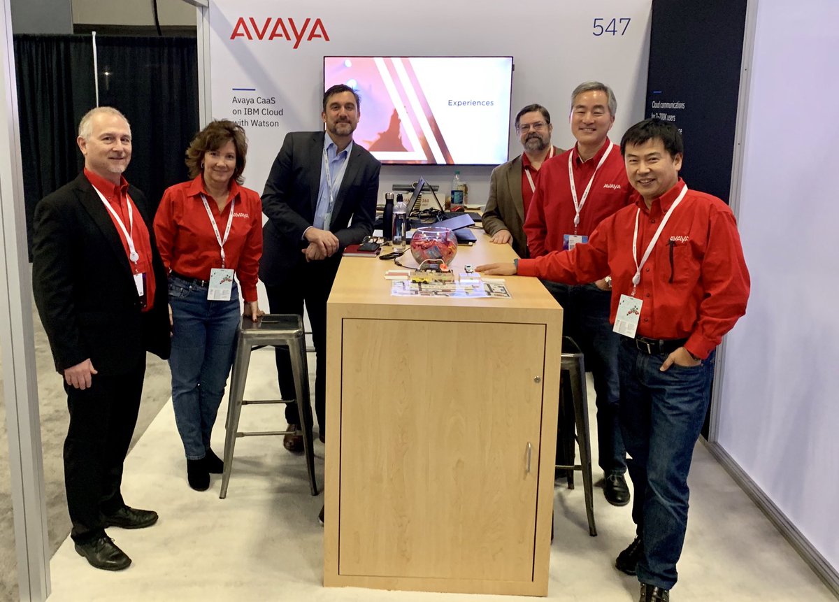 The Avaya team at #IBMThink2019 in San Francisco this week. A great event with an A Team. #Avaya #Experiencesthatmatter