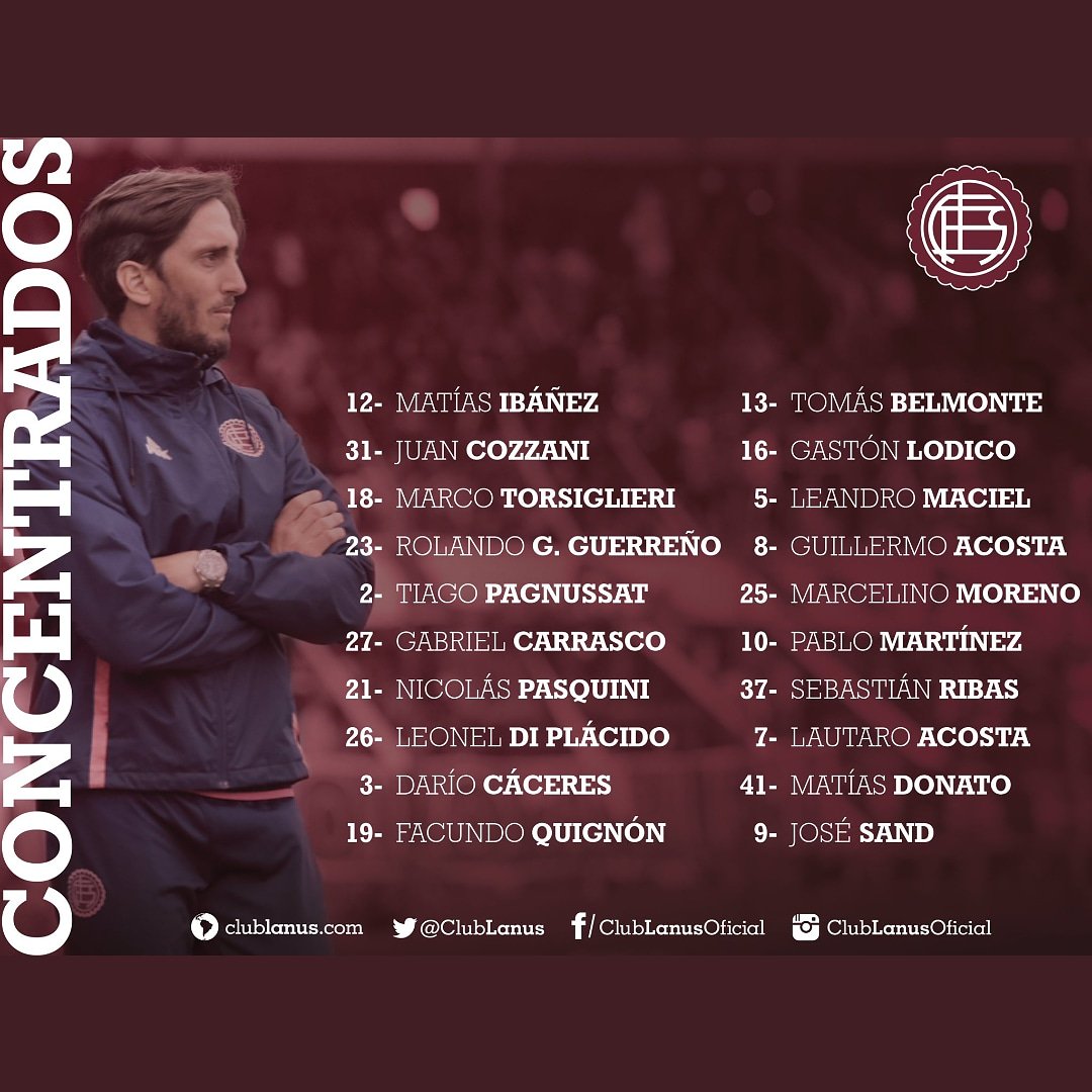 CracksDelSur's tweet photo. #Lanus : El equipo #granate ya dio a conocer la lista de concentrados para el partido ante #boca .
#superliga #saf #vamoslanus #vamosgrana #xeneize #lanusvsboca #lanus #granate 🇱🇻🇱🇻
Via: @09Aept https://t.co/gUwXz36BBc