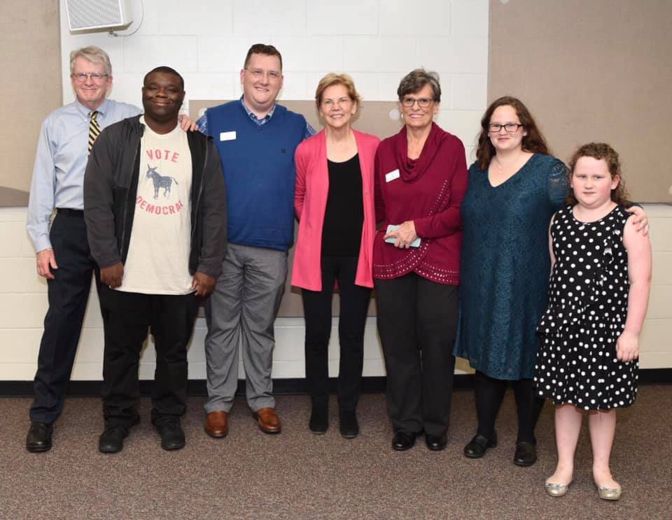 NewtonDems's tweet photo. Newton Dems got a chance to catch up with U.S. Senator and 2020 Prez candidate @SenWarren on her swing through Gwinnett County this afternoon. The road to the White House runs through Georgia! https://t.co/xoOsKiO1QZ