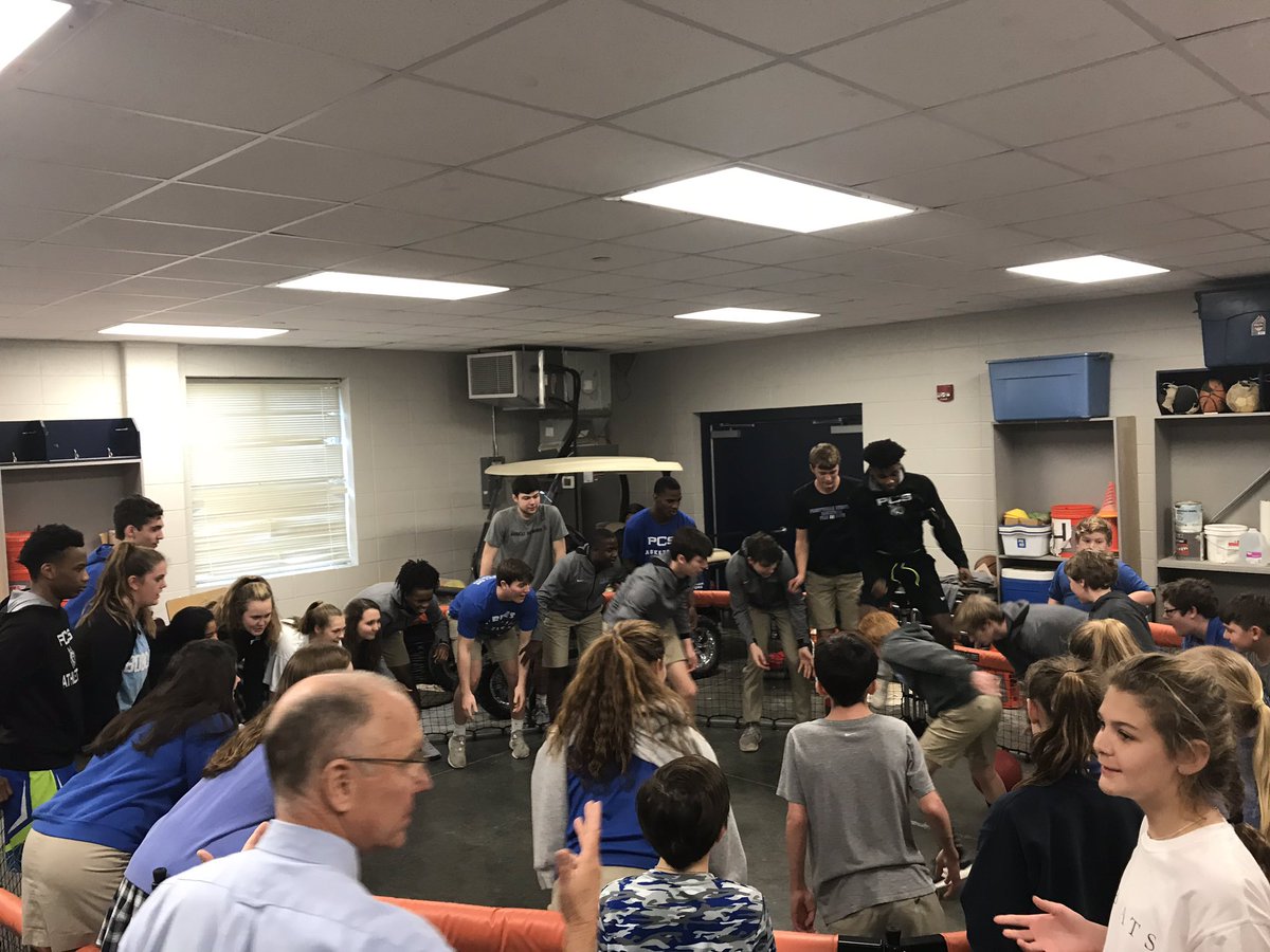 MbkbPcs's tweet photo. Our guys learned how to play an Elementary favorite Friday during “Bobcat Buddies, a little gaga ball! https://t.co/jhB1rRWz0O
