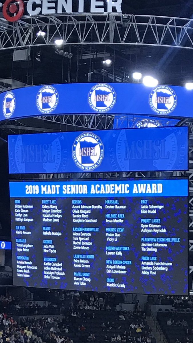 So proud to be awarded a Team Academic award and proud of our seniors who were awarded individual academic awards for GPAs of 3.85+