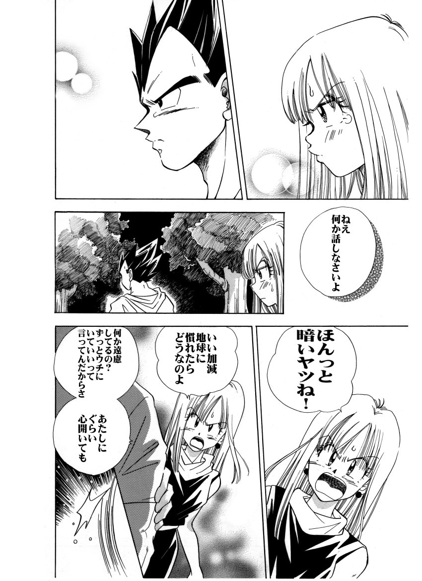 ドラゴンボール ドラゴンボール ベジブル ベジータ ブルマ アナログ漫画 今回 チトセ Booth とら通販中の漫画