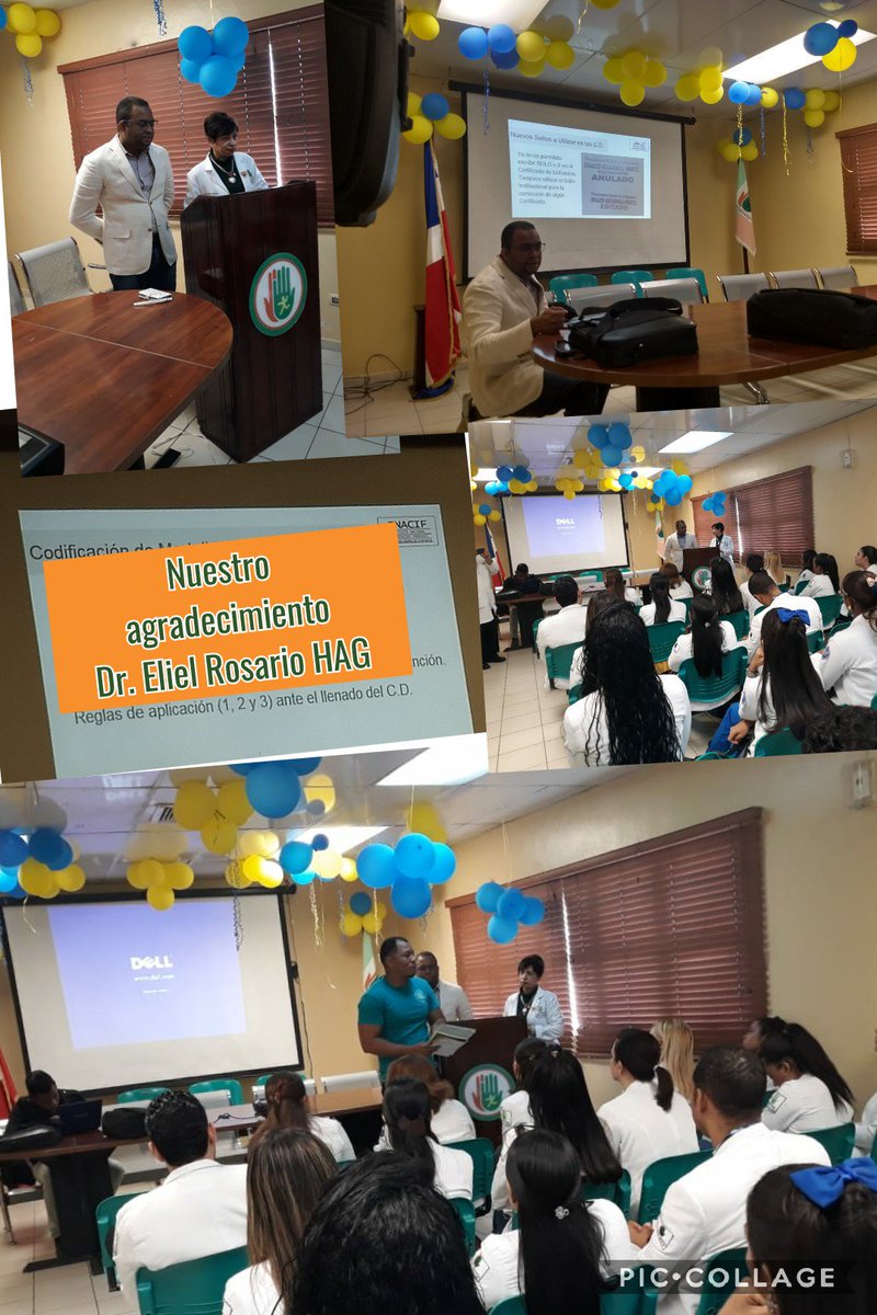 Agradecimiento Dr. Eliel Rosario.
Capacitando sobre llenado correcto Acta de defuncion.
Hospital Infantil Regional Universitario Dr Arturo Grullon