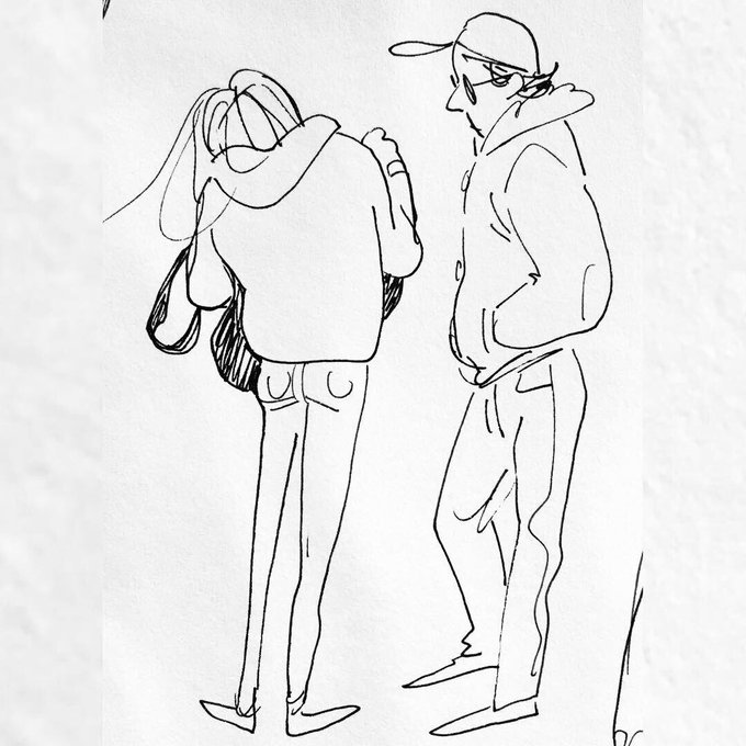 Santa Monica Pier sketches~
#santamonica #sketch #sketchbook #drawing #people #figuredrawing #lifedrawing 