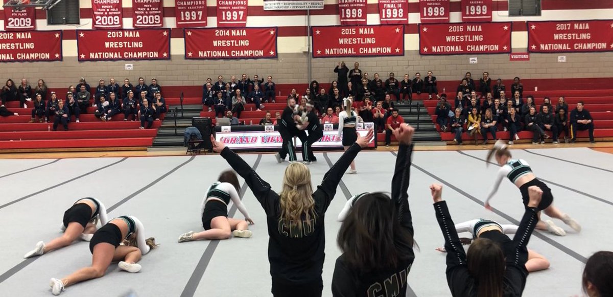 cmueagles's tweet photo. Cheer Takes Second at Heart Championship; Fuemmeler Named Heart Coach of the Year

#TakeFlight - https://t.co/rOsjBQwqOO https://t.co/6gCwvW2blb