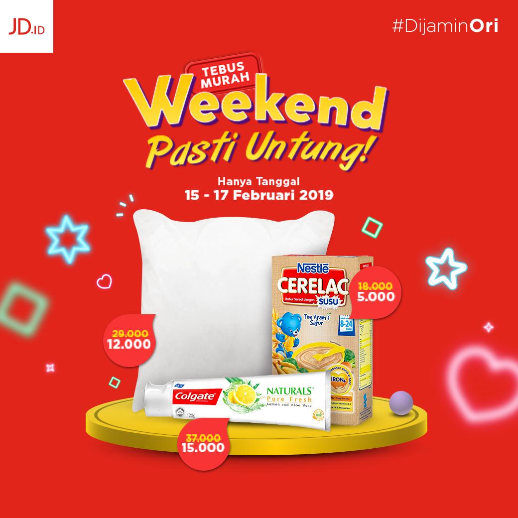 JDid's tweet photo. Kebutuhan sehari-hari sudah habis di tengah bulan? Ga perlu mikir dua kali, langsung aja belanja kebutuhanmu di #WeekendPastiUntung!
Dapatkan semua kebutuhan sehari-hari kamu dengan harga murah meriah hanya di https://t.co/A6IoAPUpNl
#jdid #promo #tebusmurah #dijaminori https://t.co/VHNcn5pvXr