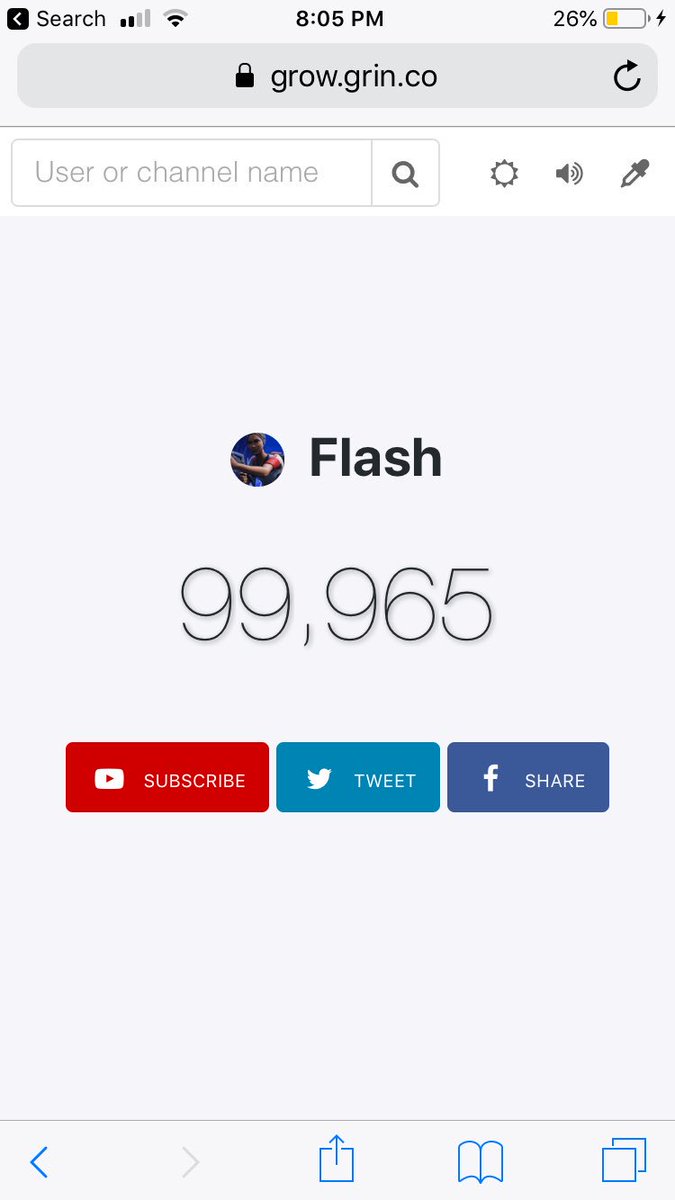 IAmSinxe's tweet photo. 35 Subs Away @flashbtw 
Start recording a live sub count and your reaction for clickbait https://t.co/eBb3JBQ7Za