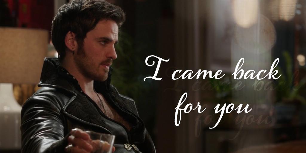 When Neal got word he could return for Emma, he chose to stay away.When an opportunity presented itself to return to Emma, Killian took it without hesitation.