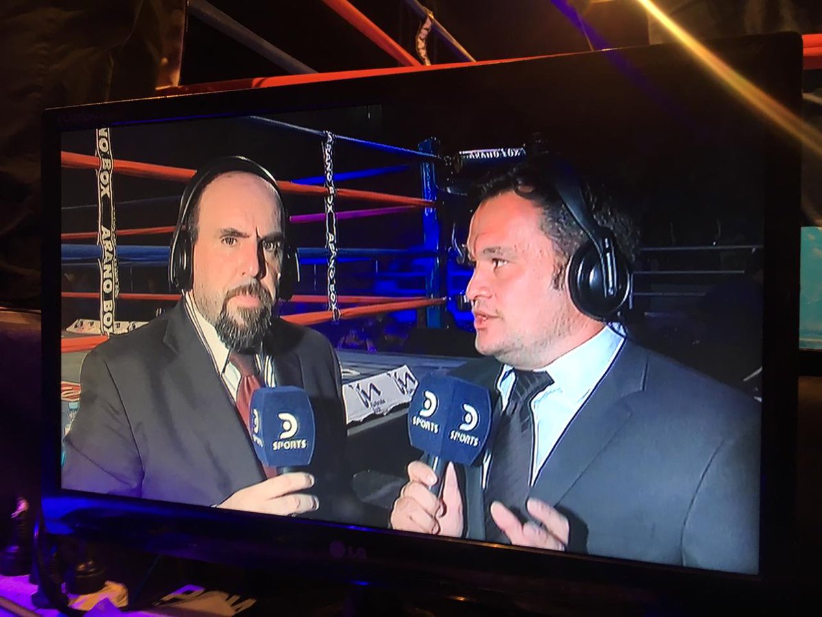 LeoBenatar's tweet photo. Estamos en Vivo por @DIRECTVSports @aranoboxok https://t.co/F5OfJmCgXl