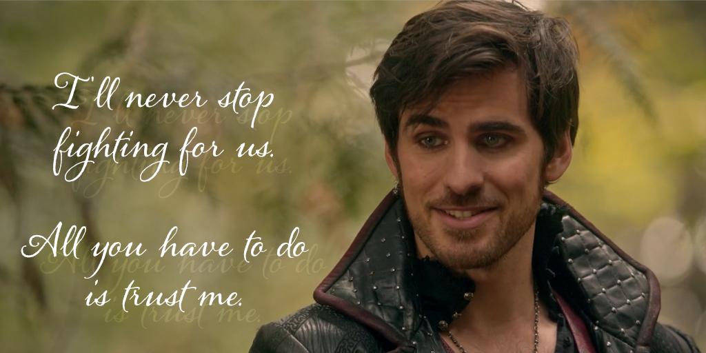 Neal says he won’t stop fighting for /Emma/ but only after his fiancé is dead? After his father is gone? Why now? He had his chance.Killian says he will fight for /us/ & has proven it. He never gave up when she was trapped in ice, cursed or separated by realms.