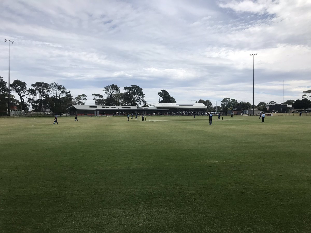 Hall miss hits one to cover and the score is 2/60 after 16