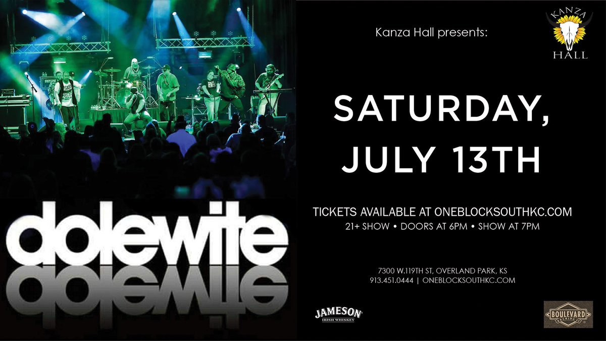 Chiggity check out who is coming to #KanzaHall this summer! <a href="/Dolewite/">Dolewite</a>! Snag your tickets at oneblocksouthkc.com!