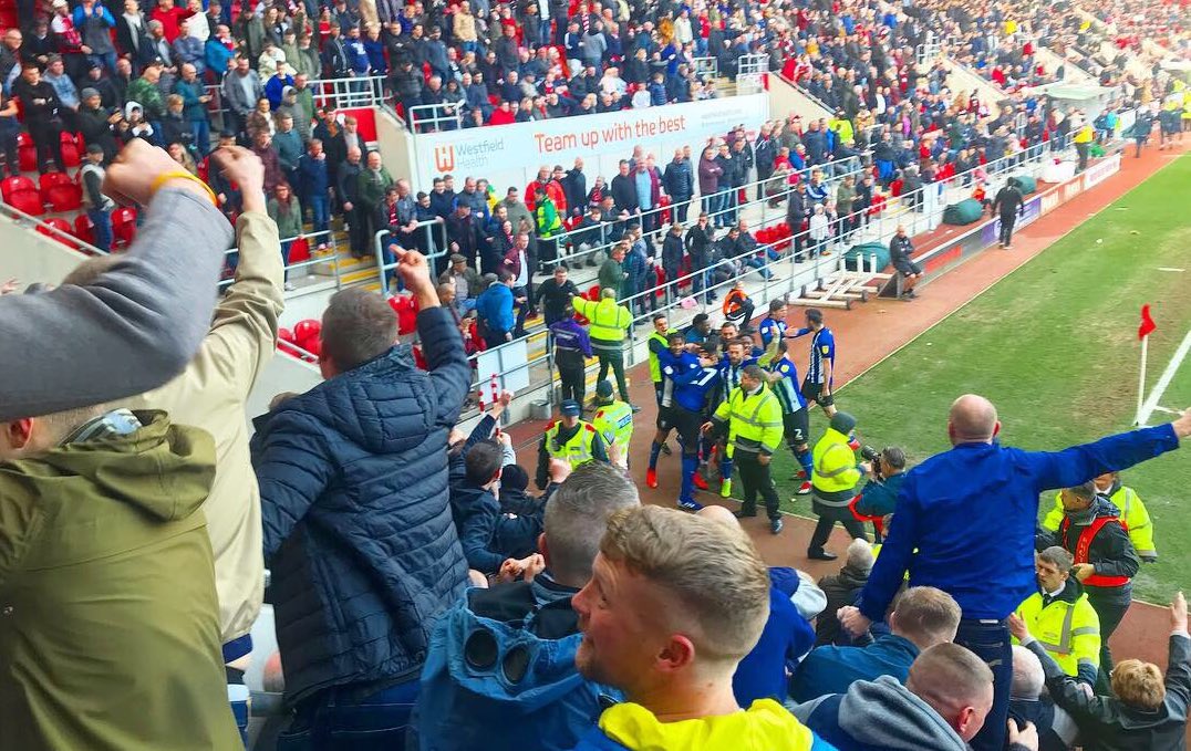 Championship away attendances yesterday 🏟️

Sheffield Wednesday: 2,625 🔝
West Brom: 2,167
Nottingham Forest: 1,913
Norwich: 1,561
Stoke: 1,138
Reading: n/a