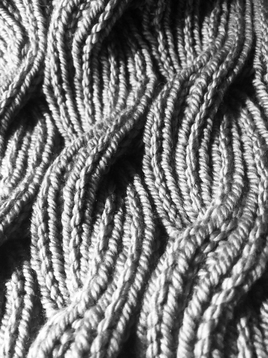 KnitKnitCDA's tweet photo. Saturday night cables .... https://t.co/kNSorpWFqJ
