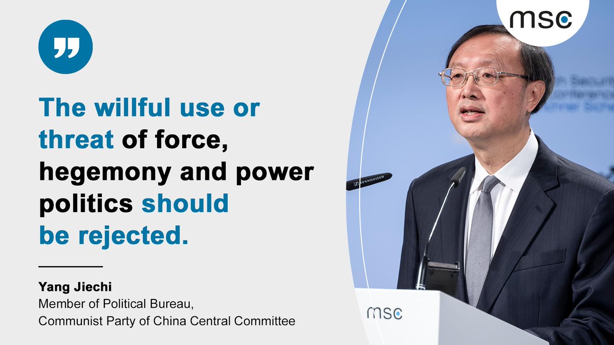 Munich Security Conference (@munsecconf) on Twitter photo Is a new era of great power competition dawning? At <a href="/MunSecConf/">Munich Security Conference</a> yesterday, we heard both encouraging and worrisome signals about the state of the international order #MSC2019: Is a new era of great power competition dawning? At <a href="/MunSecConf/">Munich Security Conference</a> yesterday, we heard both encouraging and worrisome signals about the state of the international order #MSC2019: