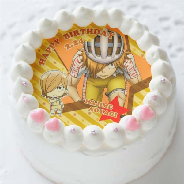 プリロール公式 キャラケーキ マカロン 弱虫ペダル Glory Line 来週2月24日は総北高校 青八木一 くんのお誕生日 オリジナルステッカー付きバースデースイーツが好評発売中 本日中までのご注文 でお誕生日当日の2 24にお届けが可能です