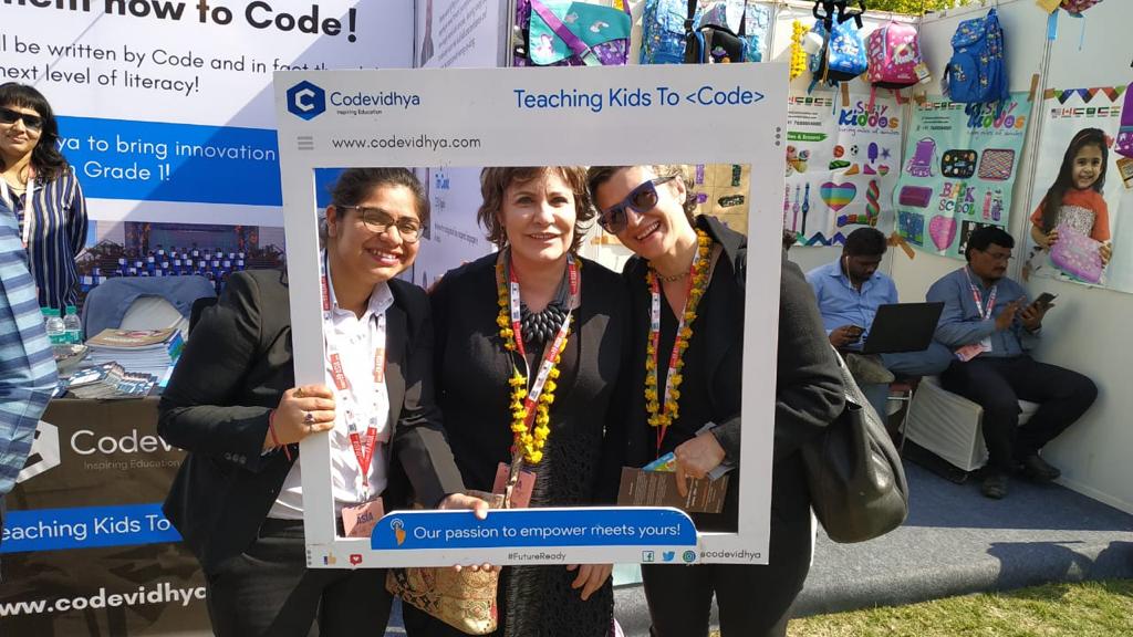 codevidhya's tweet photo. #Scoonews as Exhibitor at this amazing 2 day conference on #OurChildrenOurFuture held at City Palace, Jaipur.
#Codevidhya #TeachingKidsToCode #CodingCurriculumForSchools #Education #Schools #Code #Creators #Innovation #21CenturySkills #STEM #GiveCodeAShot https://t.co/eI0rORAElL https://t.co/P040REyRQ7