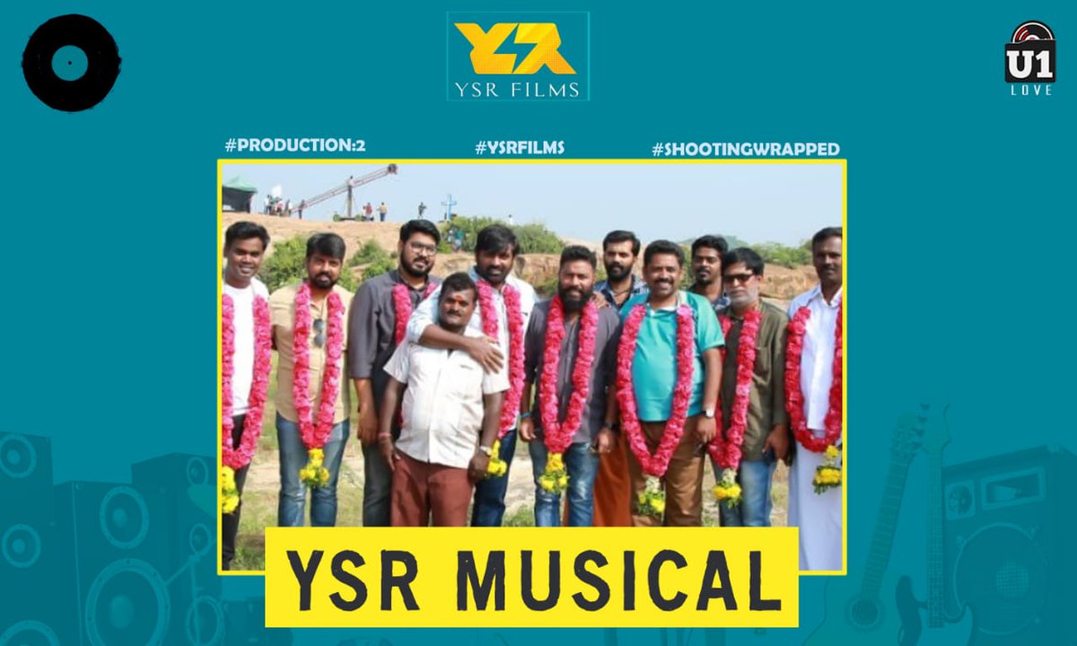 YuvanKathir10's tweet photo. Proud to announce
#YSRFilmsNext
#ProductionNo2 #Shootingwrapped
#Ilaiyaraaja
@VijaySethuOffl
@thisisysr
@irfanmalik83
@seenuramasamy
@mynnasukumar
@gayathri
@ysrfilms
@U1Records
YSR Musical... https://t.co/K1Gw39Kbqu