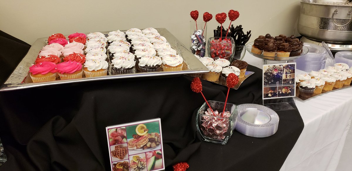 CFYBK's tweet image. North Dallas Community Bible Fellowship - Buffet Dinner - February 9, 2019
MENU ~ Grilled Chicken Breast, Sliced Beef, Seasoned Green Beans, Whipped Mashed Potatoes, Garden Salad, Pasta Salad, Sparkling Tea &amp;amp; Cupcakes Station.