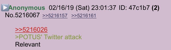 8, Twitter attack, November 5th: POTUS sending a signal? Anon notable!! #QAnon  @realDonaldTrump