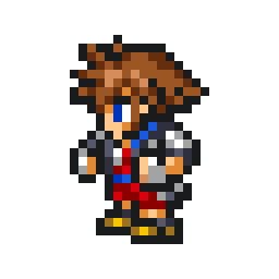 ソラ ドット 様 ファイナルファンタジー（FF）零式のソラ。 #8bitPainter #PixelArt