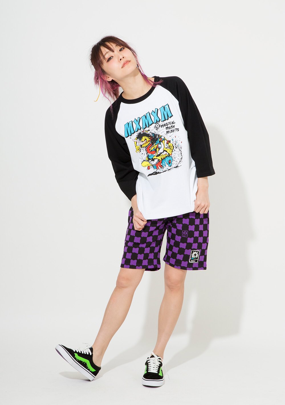 LiSA x MxMxM “LiSAPAN” SWEAT SHORTS ピンク