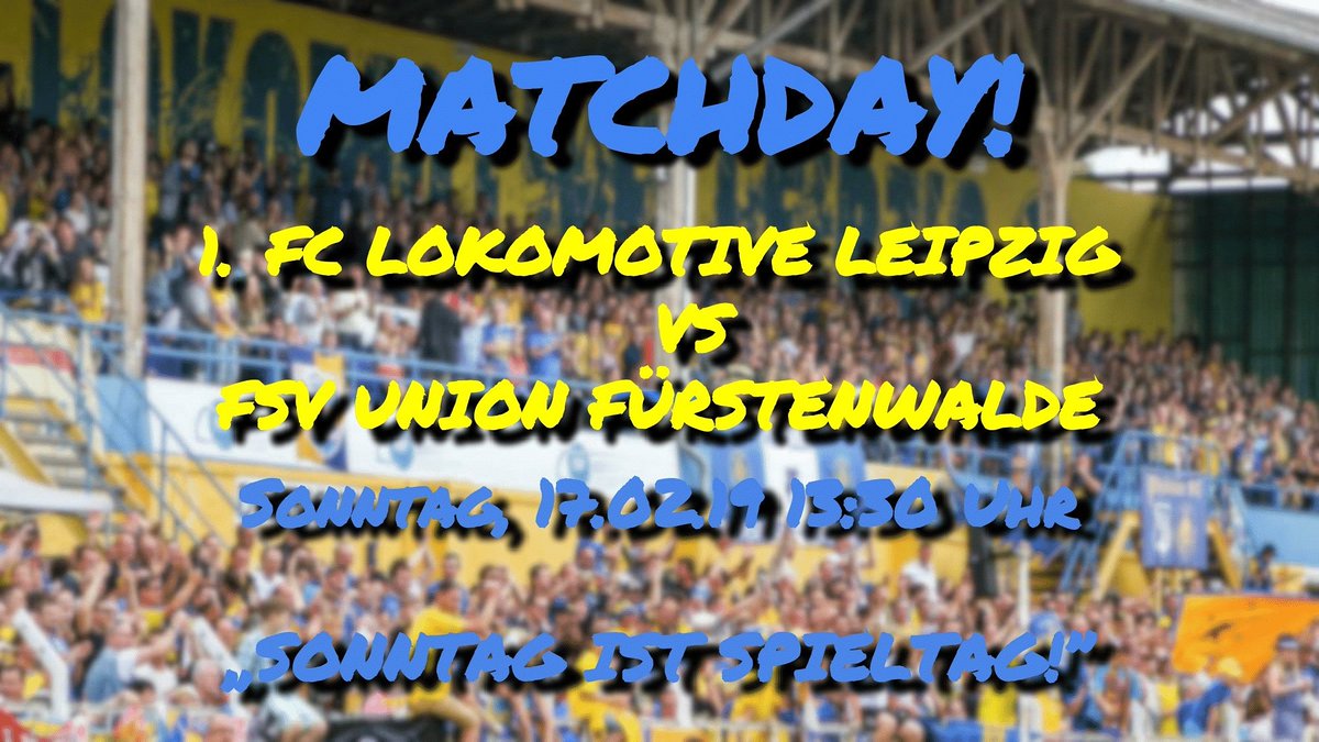 Brande1909's tweet image. MATCHDAY!

„SONNTAG IST SPIELTAG”
ALLE INS BRUNO!

Fußball pur.
Instagram: @1fclokleipzigfans

Spieltermin:
17.02.19 um 13:30 Uhr

Offizielle Webseite: lok-leipzig.com

Bei Fragen eine Mail an: lokleipzigfans@outlook.com

Verwendete Hashtags:
#fcl1966 #LOK1966