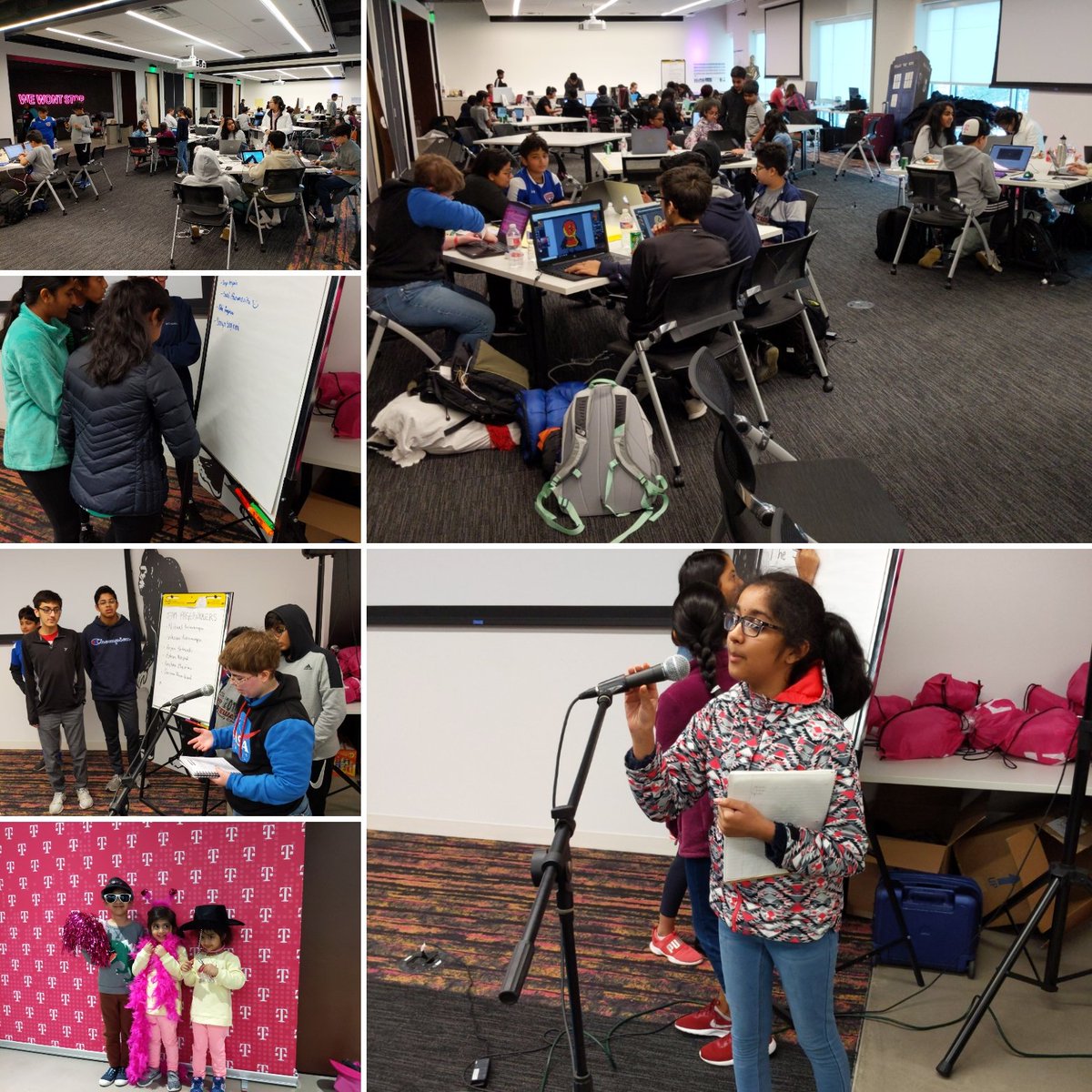 codedaydallas's tweet photo. Having a great time at CodeDay in Dallas at T-Mobile! #codeday #TMOtech #codedaydallas #bemagenta #AreYouWithUs https://t.co/SYBCmO6Pv6