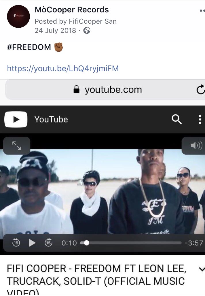 FifiCooperFans's tweet image. Playlist- Freedom - ✊ youtu.be/LhQ4ryjmiFM 

#TakeMeBackAlbum