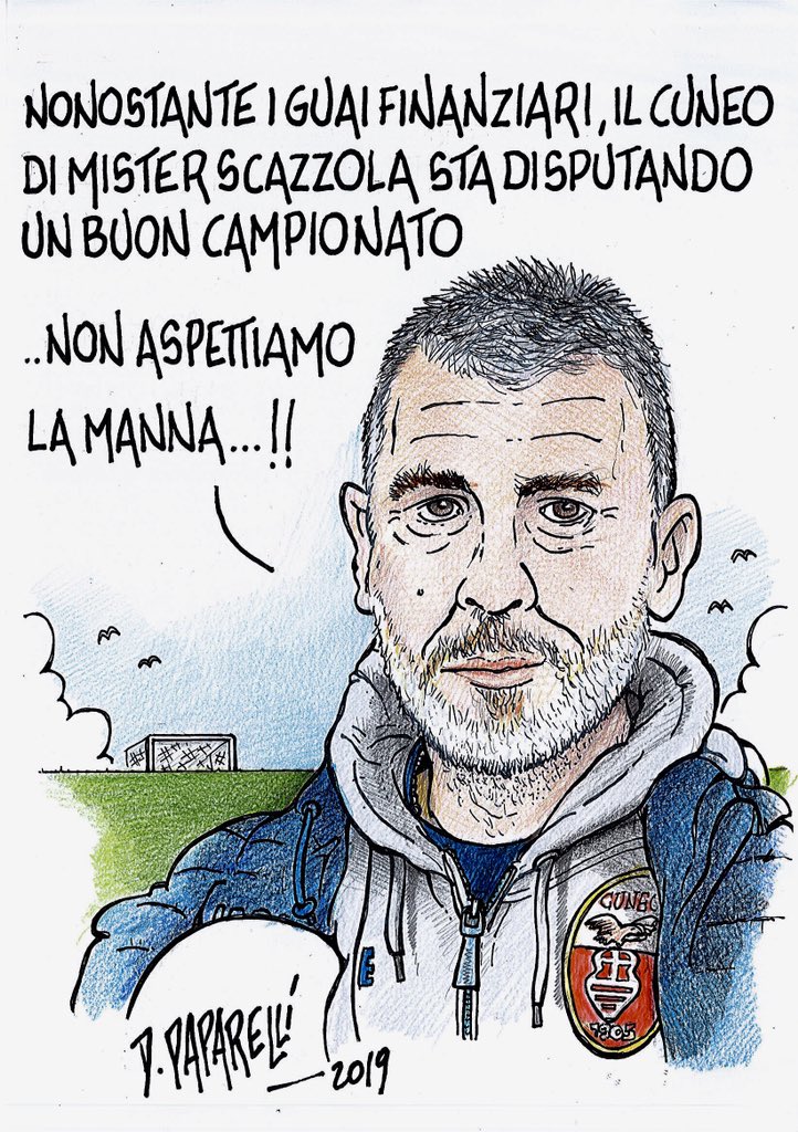 I problemi #finanziari del #Cuneo #calcio di #C1 allenato da Mister #Scazzola sembrano non turbare la #squadra che sta giocando un ottimo #campionato