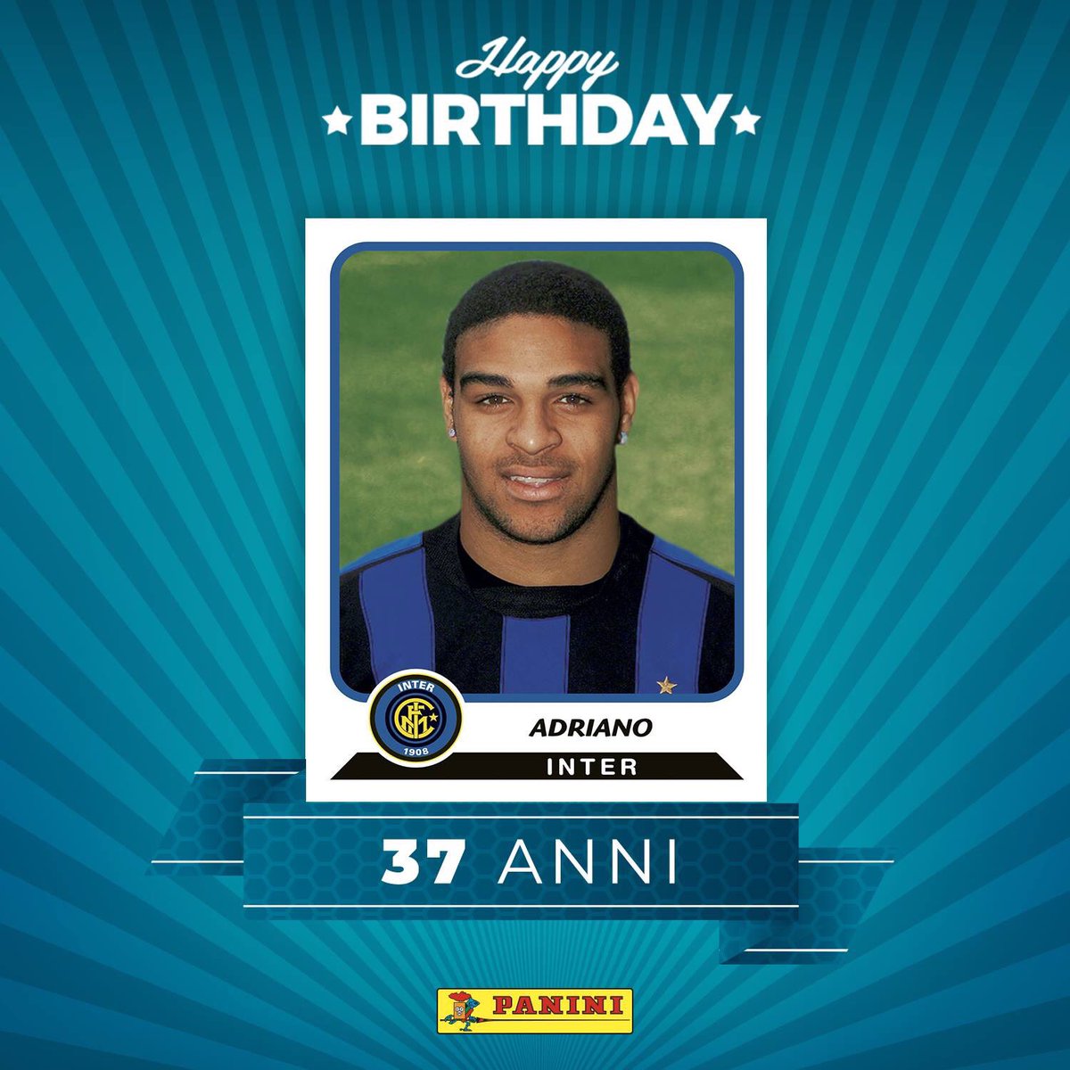 Figurine Panini Buon Compleanno A L Imperatore Adriano Leite Ribeiro 37 Anni Oggi A10imperador Celocelomanca Calciatoripanini