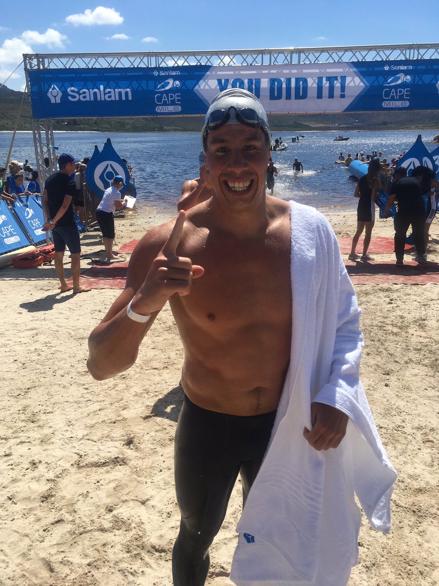 Well done to Chad Ho for his 3rd consecutive annual win at the Sanlam Cape Mile brought to you by Sanlam Investments. 

#CapeMile