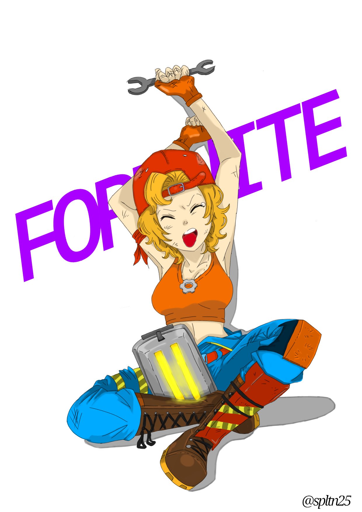 にこまる 仕事終わりに夜な夜なキットバッシュを造るスパークプラグさん フォートナイトイラスト フォートナイト Fortniteart Fortnite T Co M7nkf1pn3f Twitter