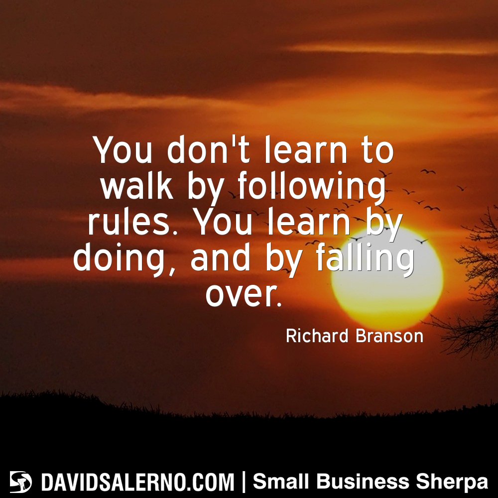 david_salerno's tweet image. Rules give you boundaries, not directions.
#learnbyexperience #dontalwaysfollowtherules #makeyourownpath #smallbusiness #smallbusinesssherpa #quote