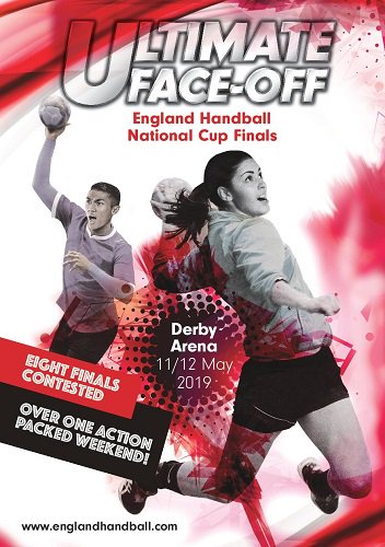 englandhandball's tweet photo. The @englandhandball  National Cup finals at @derby_arena  11/12 May. Exciting, fast-paced action across two days. Get your early bird ticket now. U18s free https://t.co/TZ1hTld7Mv Provisional match schedule at https://t.co/OXc6LD5dwS https://t.co/mK8jW0yA39