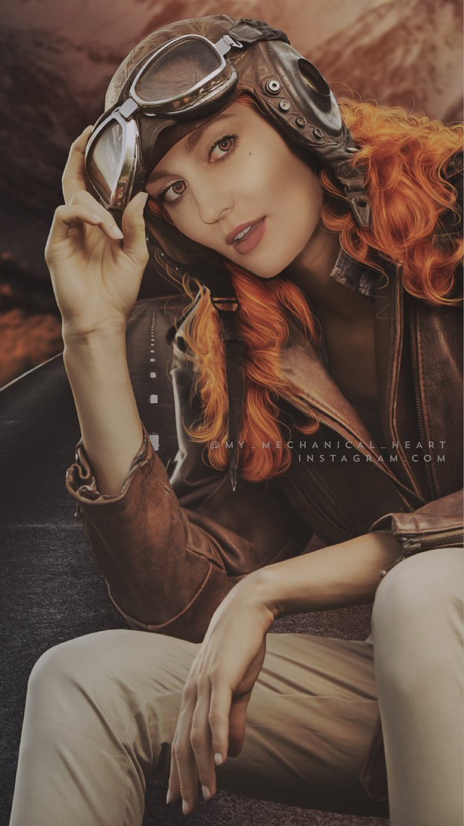papermacheskies's tweet photo. Aᴍᴇʟɪᴀ EᴀʀHᴀᴜɢʜᴛ • the Pearl Harbour vibes I get from this r so real! Pilot!Nicole has come to life &amp; I never imagined turning out like this, but I’m very glad it did! Have an awesome Sunday y’all! 😘 #FanArt #NicoleHaught #photomanipulation #Earpers @KatBarrell @emtothea https://t.co/qjkWIIAuCP