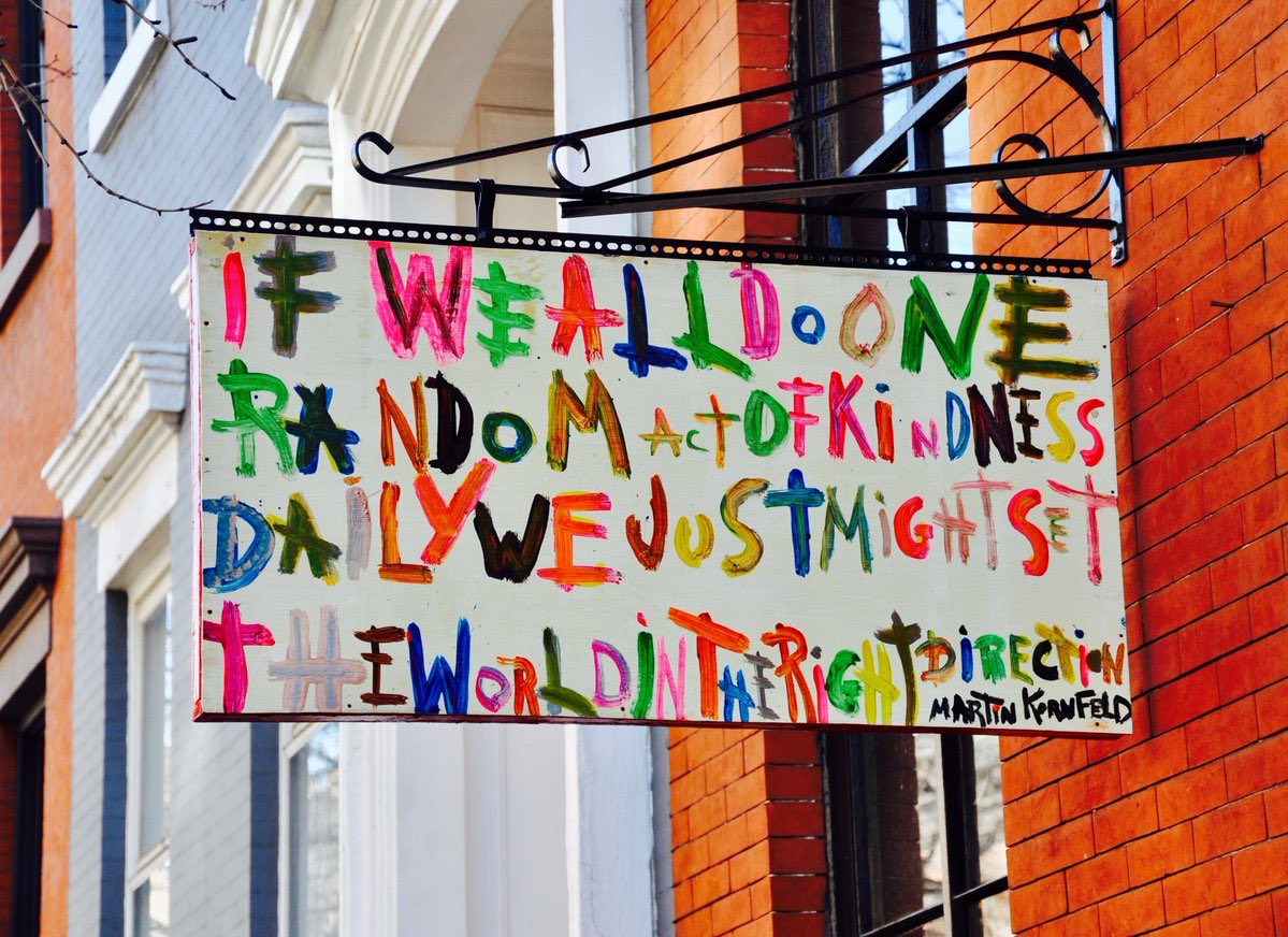 If we all do one random act of kindness daily, we just might set the world in the right direction #RandomActsOfKindnessDay