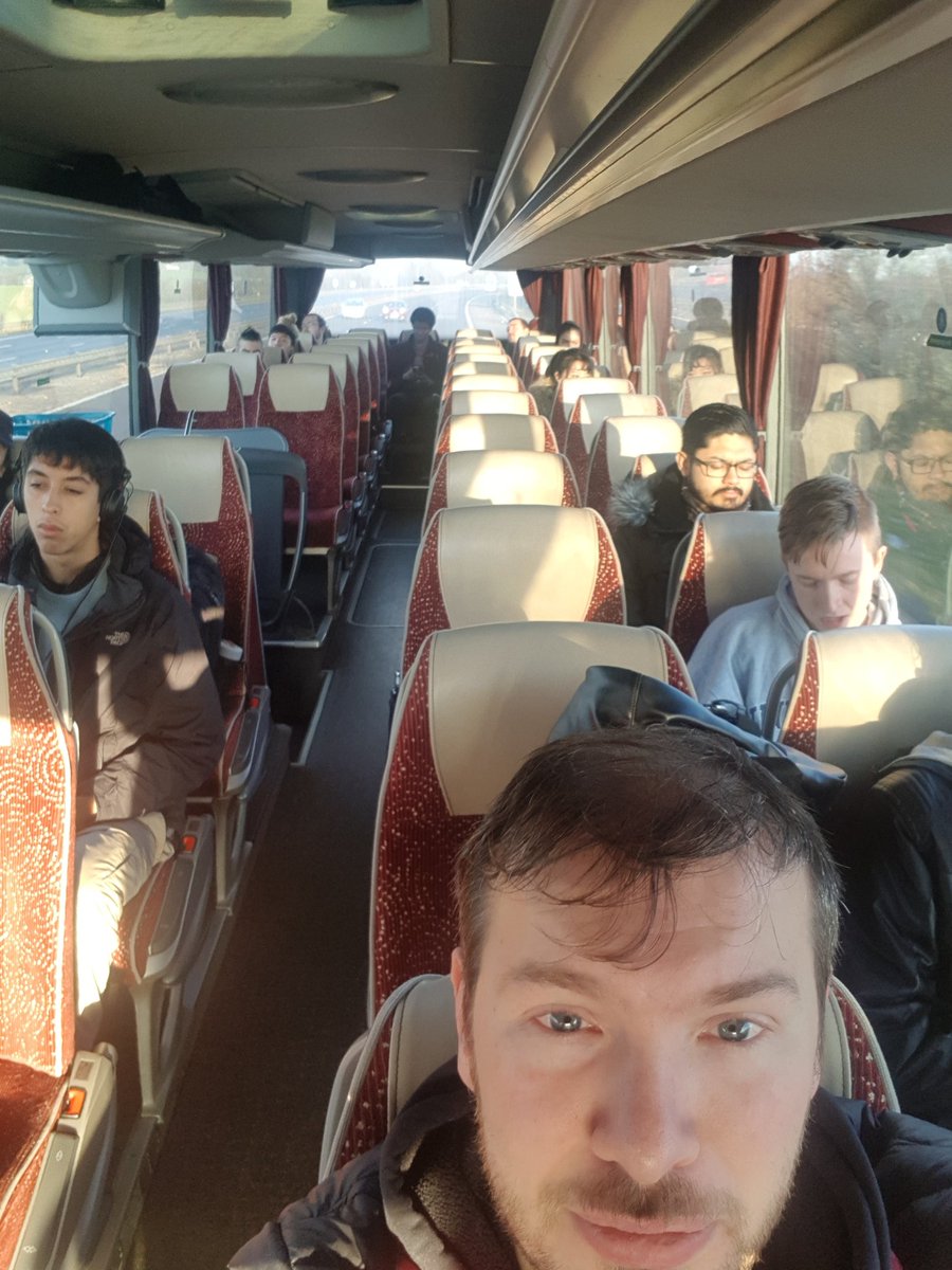 Big bus today for day 2 of #BUCSNationals #karate, with friends from #LeedsBeckett and #lincolnuni #onebiggryphon #leedsuni #leedsleedsleeds