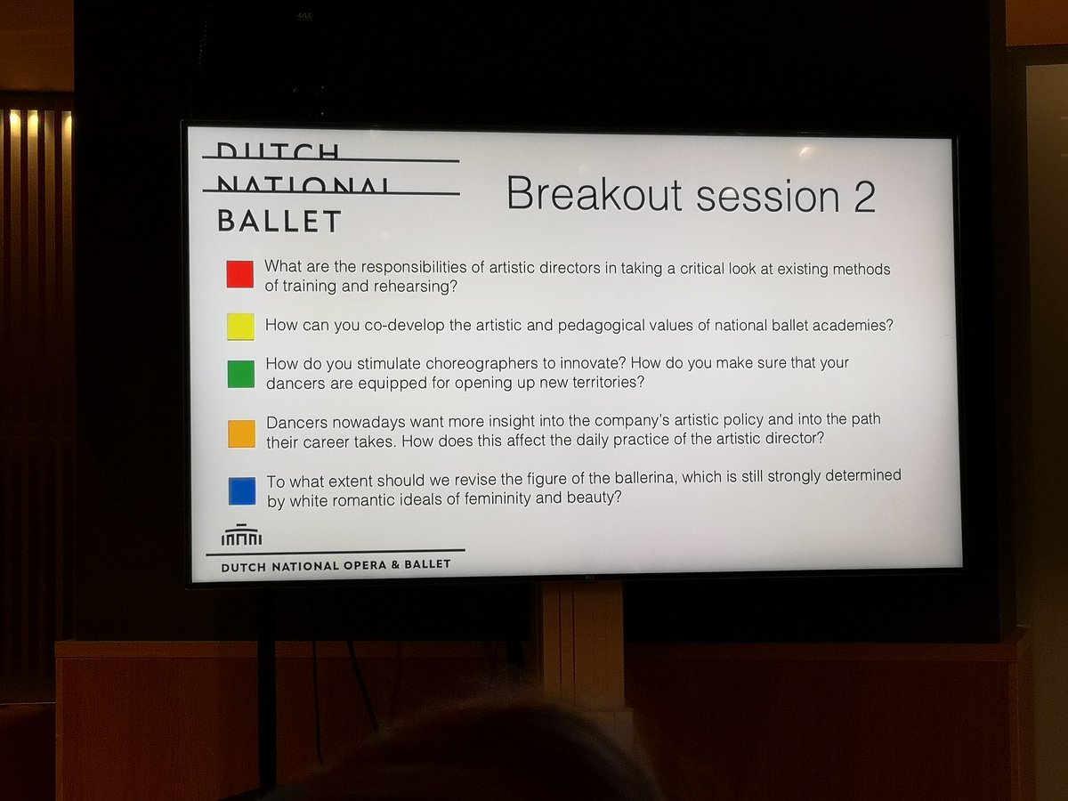#PositioningBallet conference here in Amsterdam. Discussing the future of our beloved ballet❤️🙌 @nationaleoperaballet pioneering this essential initiative 👍