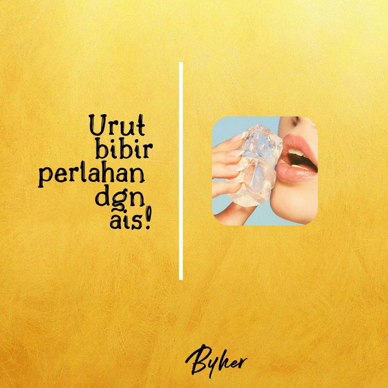 BYHERINSPIRE2's tweet photo. Selamat tinggal bibir gelap ✋🏻 https://t.co/12xjfNfB5U