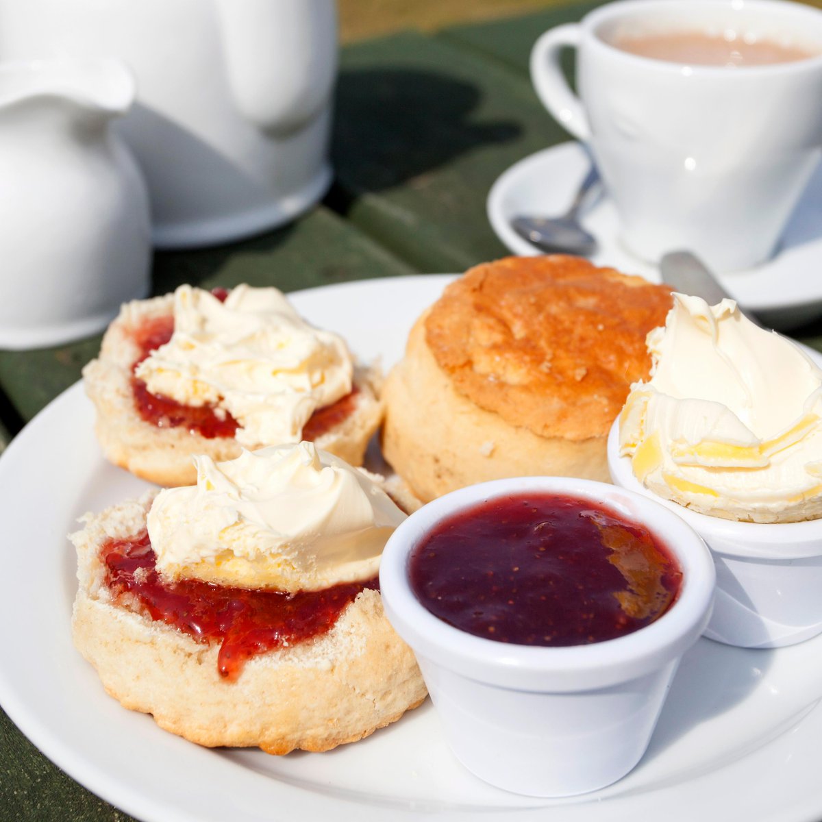 #Porthgwarra Cove Cafe is open today from 9AM - so why not take a walk along the <a href="/swcoastpath/">South West Coast Path Association</a> and pop in to see us for a #Cornish #creamtea... and remember #jamfirst!