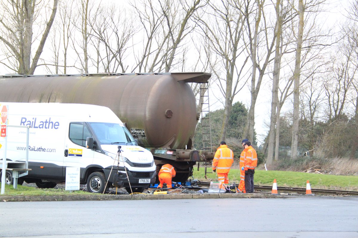 RaiLathe's tweet photo. Did you spot our announcement about #VTGRailUK?  We recently showcased our #MWRS Mobile Wheel Reprofiling Service to the #Engineering team in Long Marsten.  Head over to our website for more info! #wheeldefect #wheelflat #repair https://t.co/D3NXTZQRNo