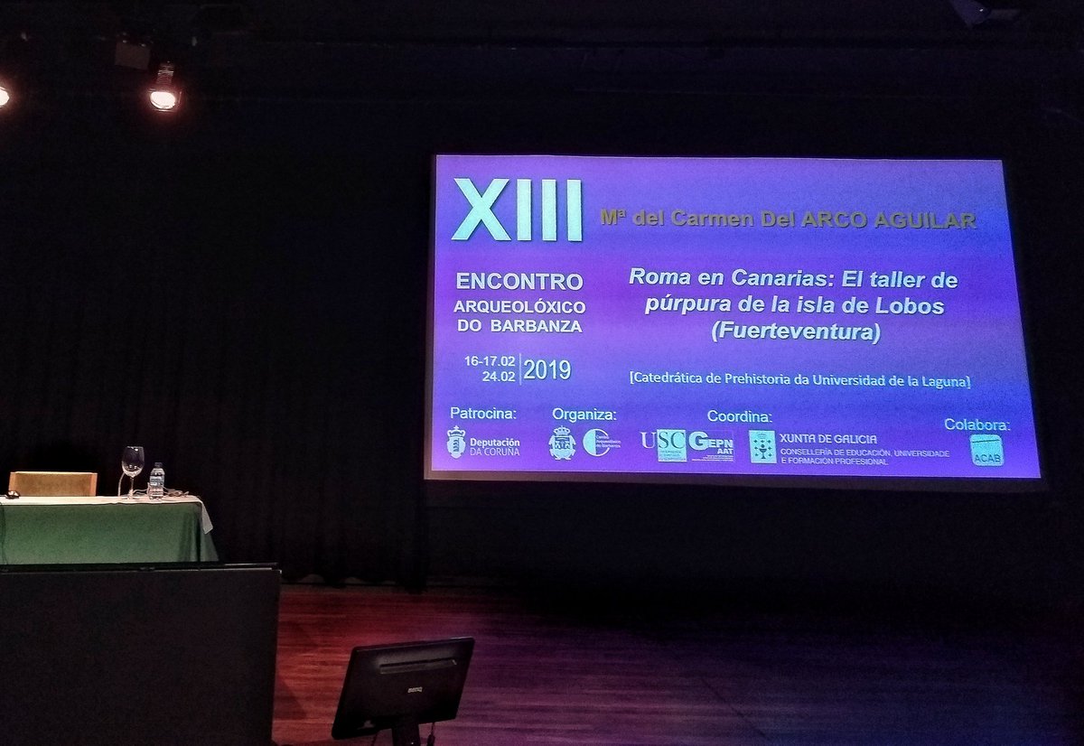 No XIII Encontro arqueolóxico do Barbanza, en Boiro
#Arqueoloxía #HistoriaDoHome